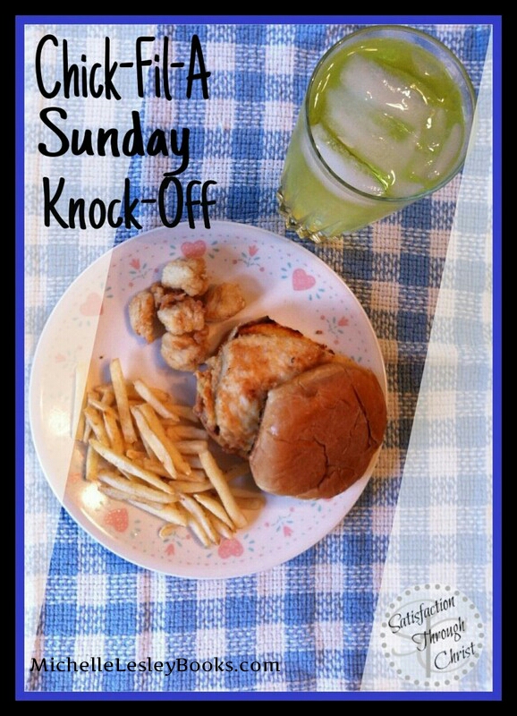 Just when you get a hankering for Chick-Fil-A, it's Sunday, and they're closed. What to do? Make your own! Here's a great recipe.